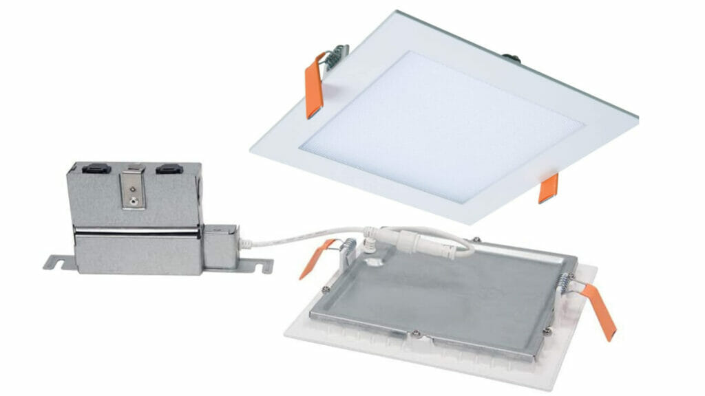 Halo Square Recessed Lighting Canless