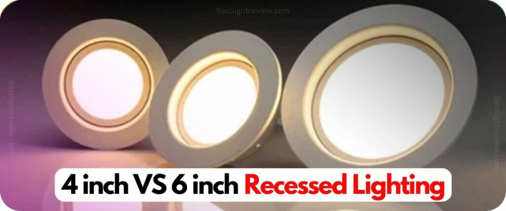 4 Inch VS 6 Inch Recessed Lighting