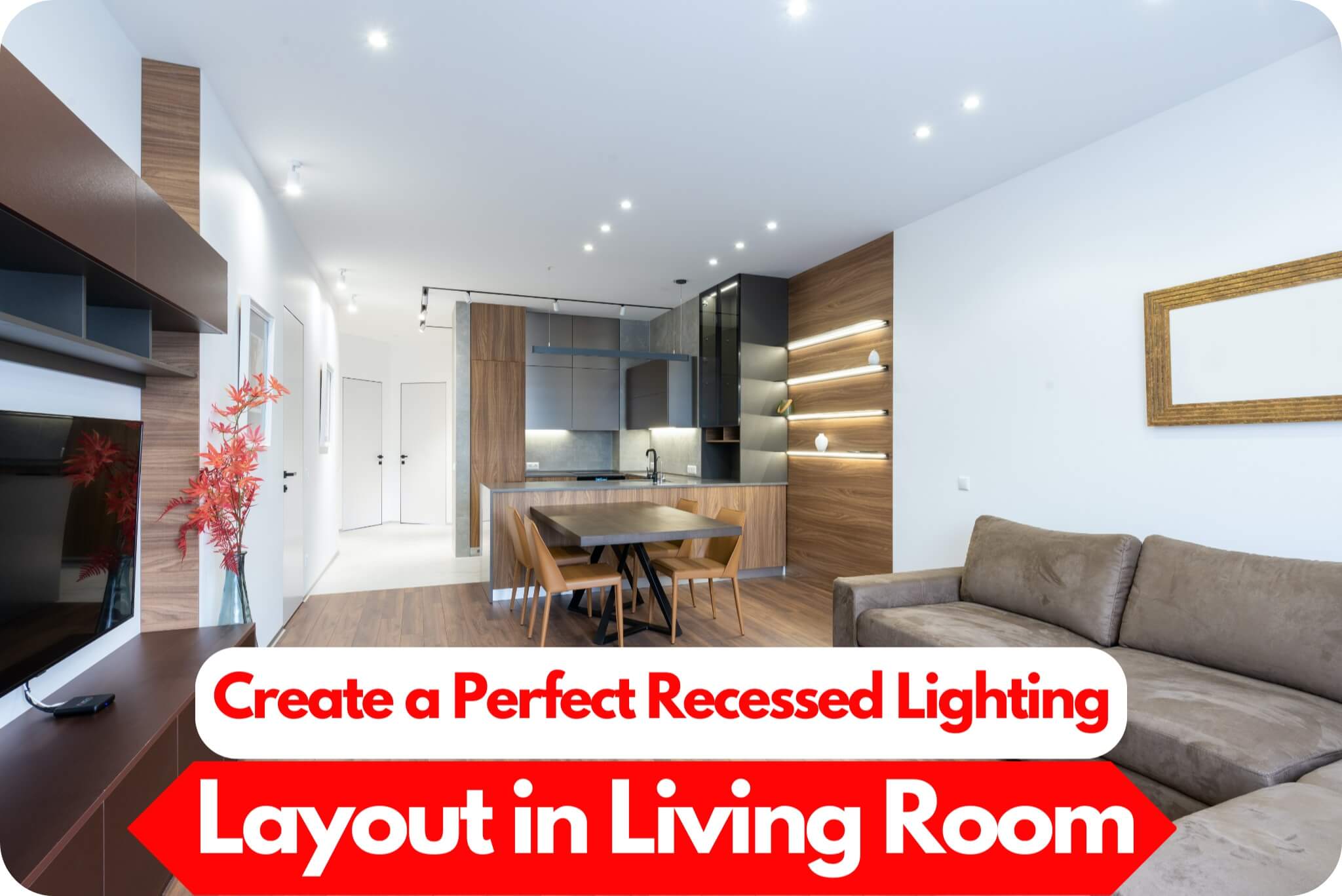 Create Perfect Recessed Lighting Layout For Your Living Room 
