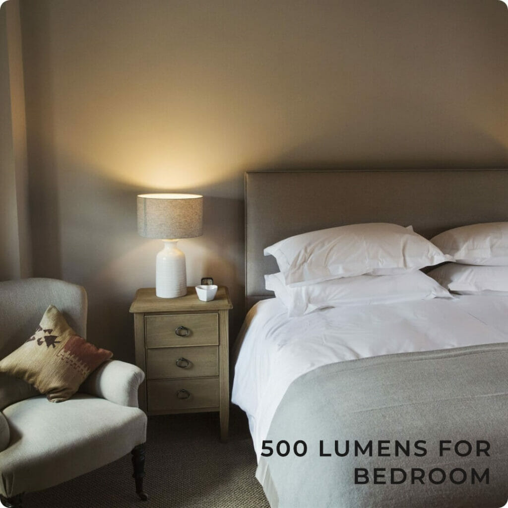 Is 500 lumens bright enough for Bedroom