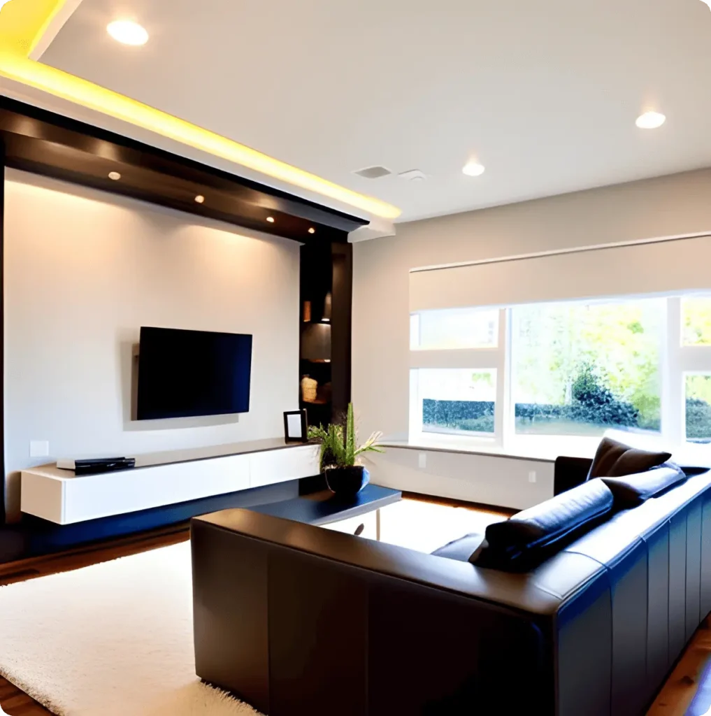 recessed lighting accessibility of the Ceiling