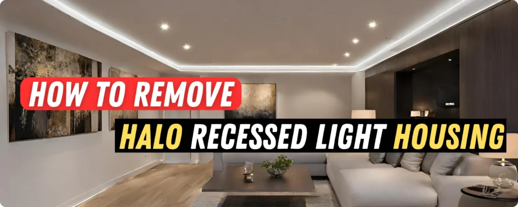 How to Remove Halo Recessed Light Housing