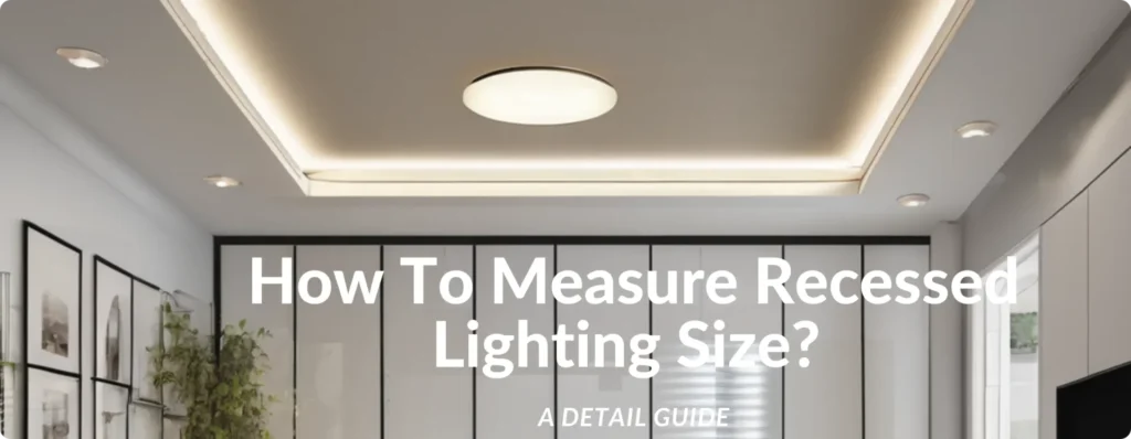 How To Measure Recessed Lighting Size